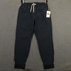 Vuori Meta Jogger Pants Mens Large Ink Blue Elastic Waist Drawstring Pockets NWT